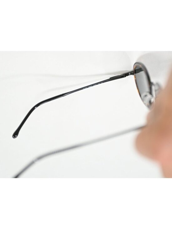 Diesel DL1018 51mm Oval Sunglasses in Matte Black/Dark Grey main image 4